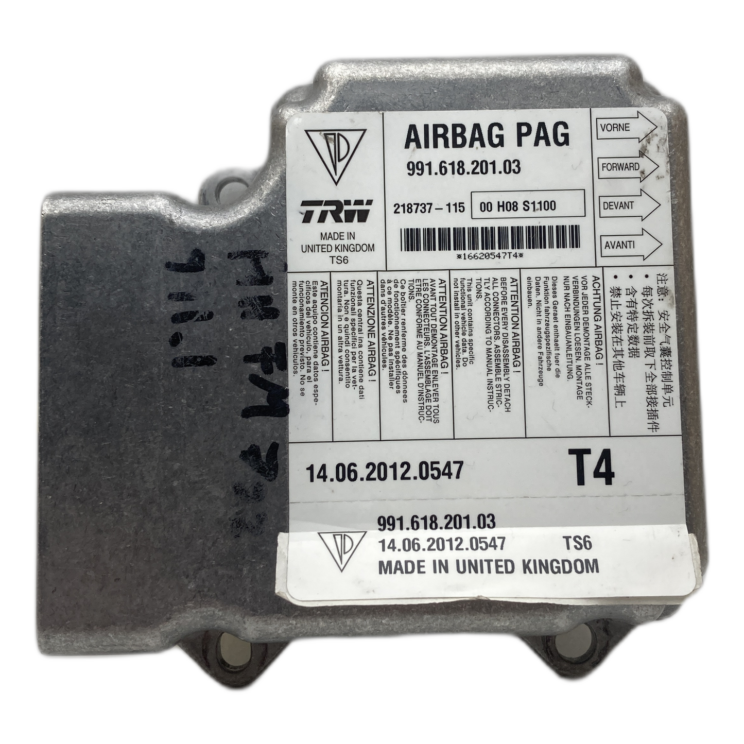 Porsche 911 991 Airbag-Steuergerät Reparatur