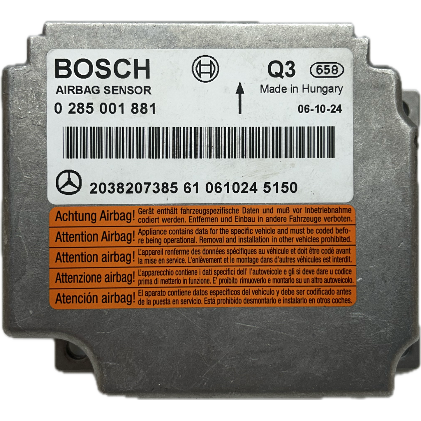 Mercedes-Benz C-Klasse C206 Coupé Airbag-Steuergerät Reparatur