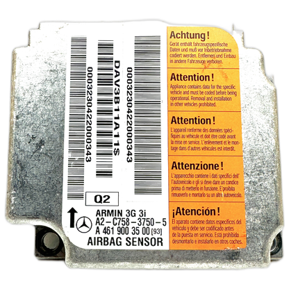 Mercedes-Benz G-Klasse W461 Airbag-Steuergerät Reparatur