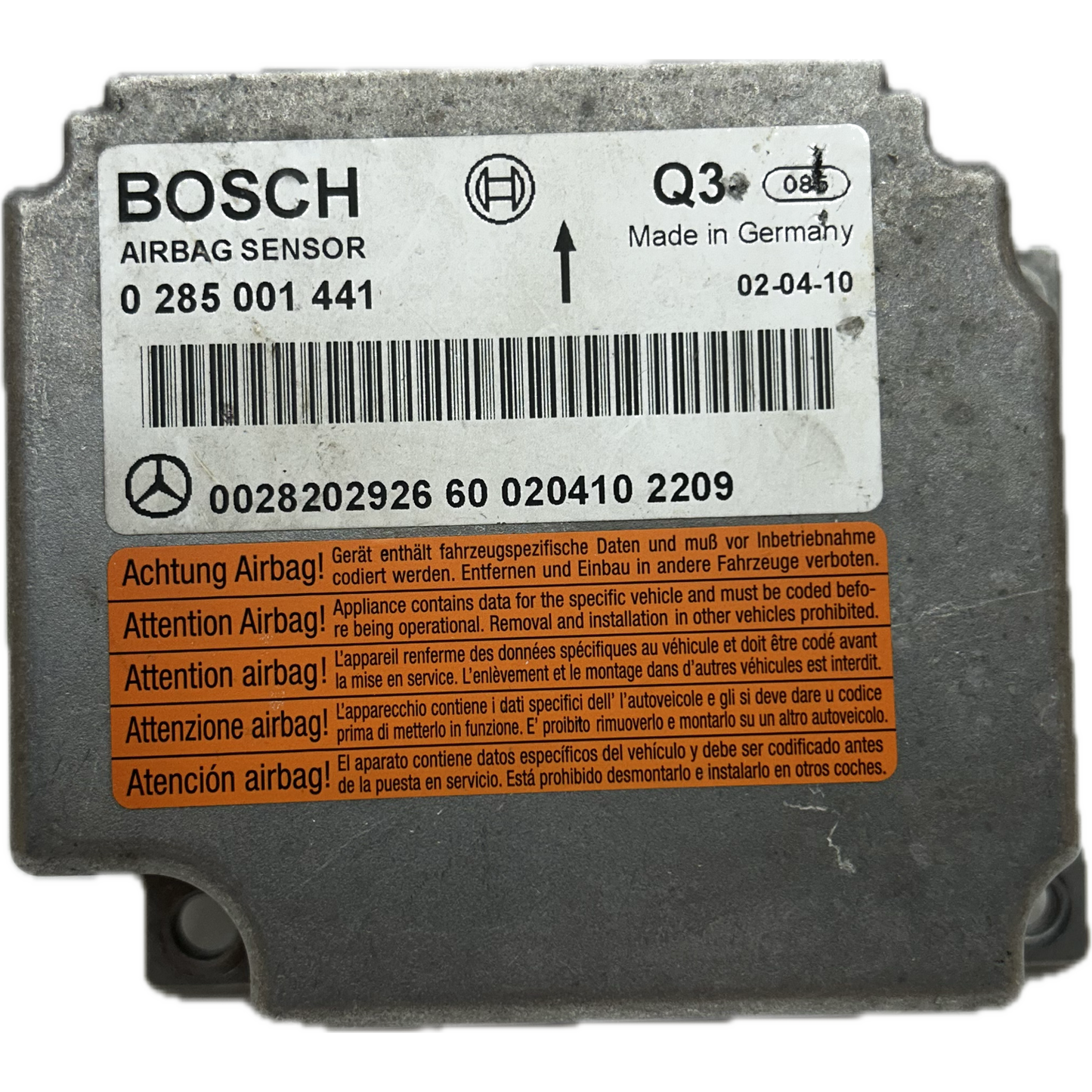 Mercedes-Benz E-Klasse W211 Airbag-Steuergerät Reparatur