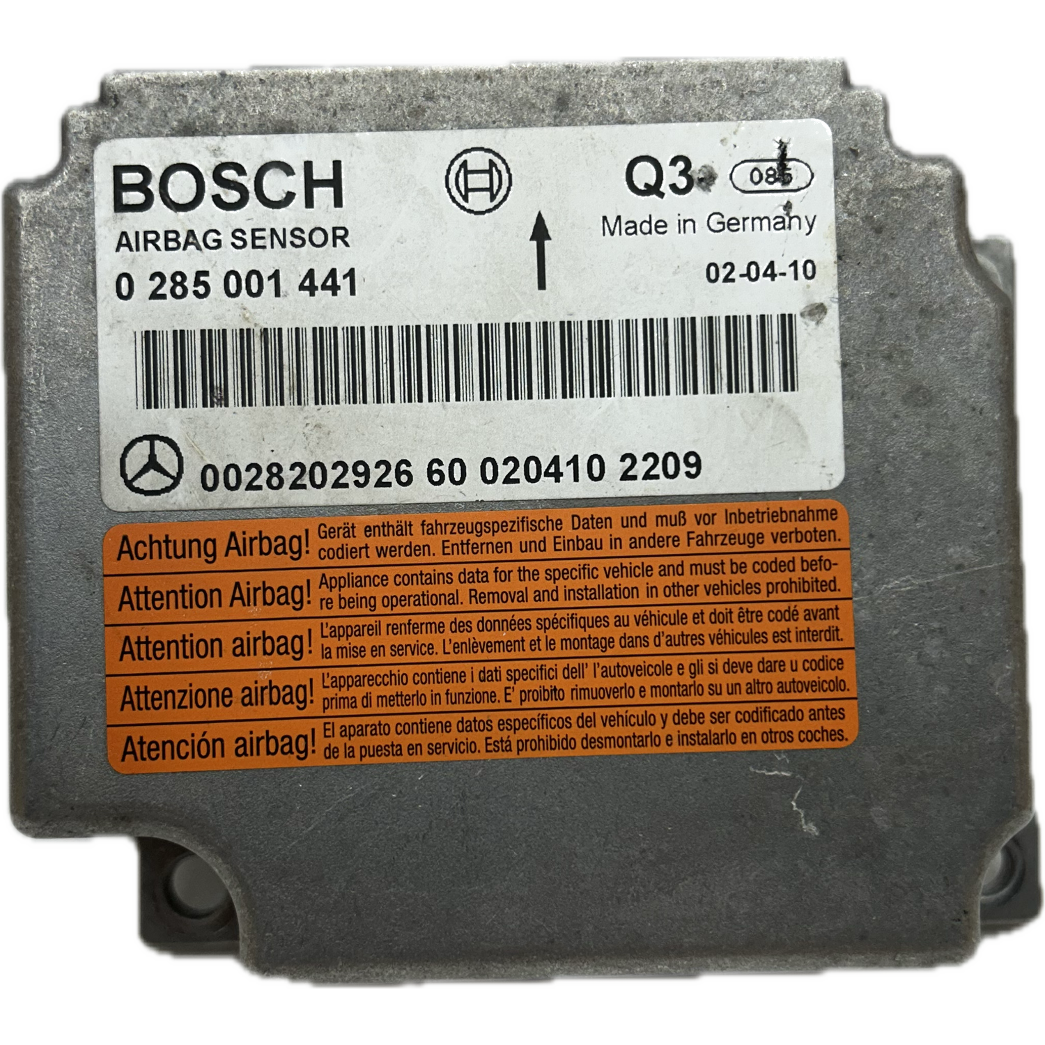 Mercedes-Benz E-Klasse W211 Airbag-Steuergerät Reparatur