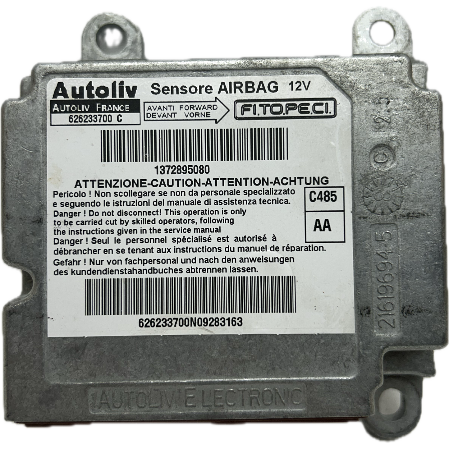 Fiat Fiorino 225 Airbag-Steuergerät Reparatur