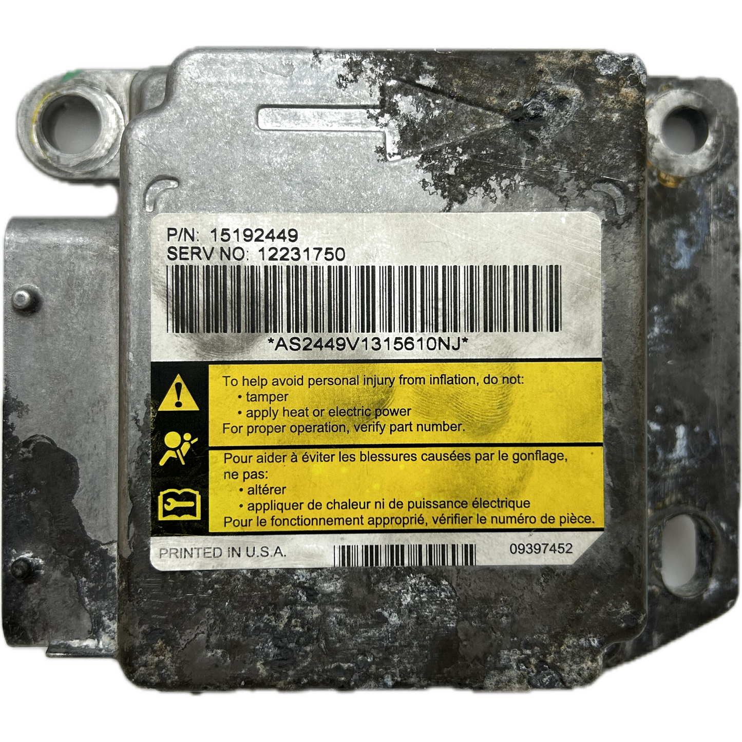 Hummer H2 SUV Airbag-Steuergerät Reparatur