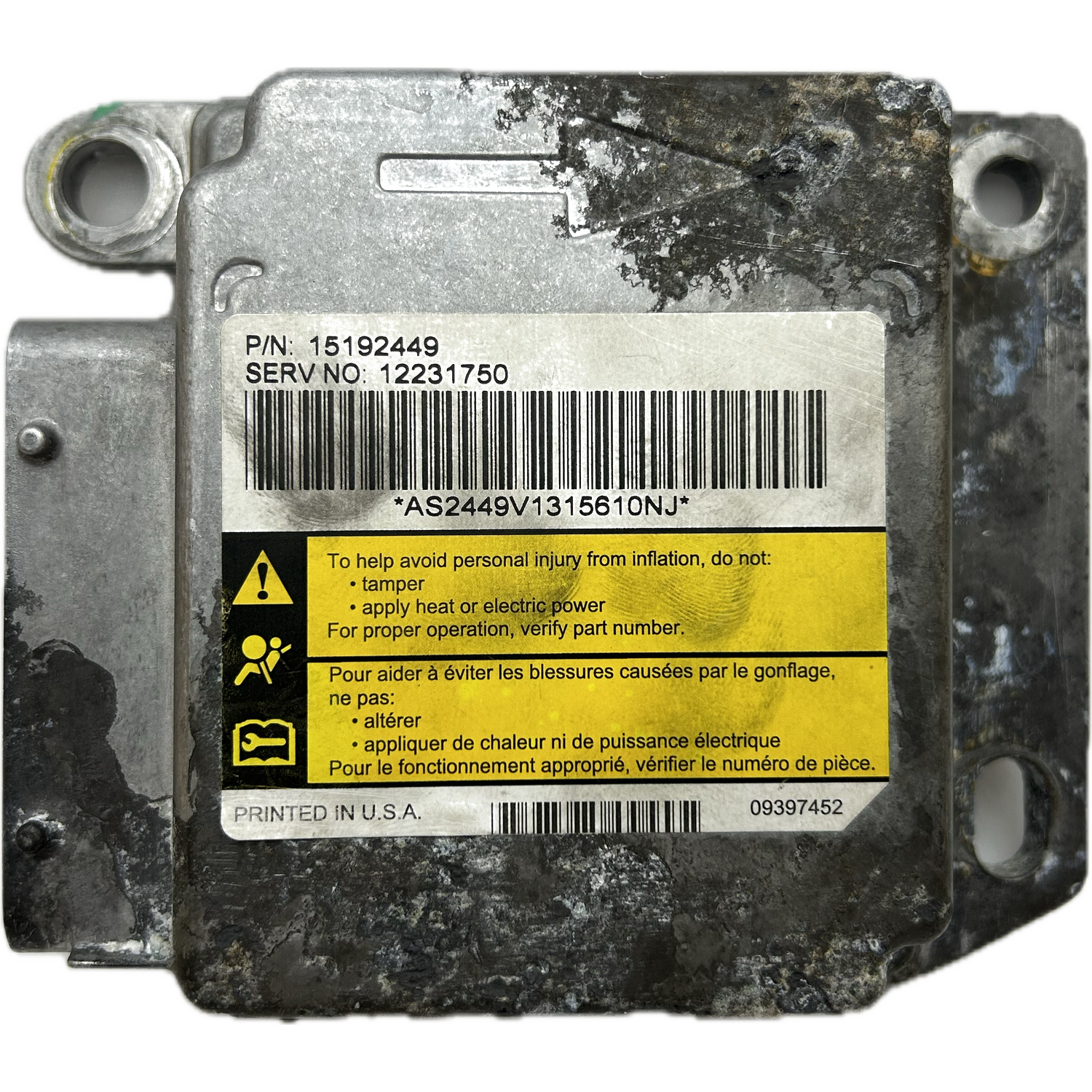 Hummer H2 SUV Airbag-Steuergerät Reparatur