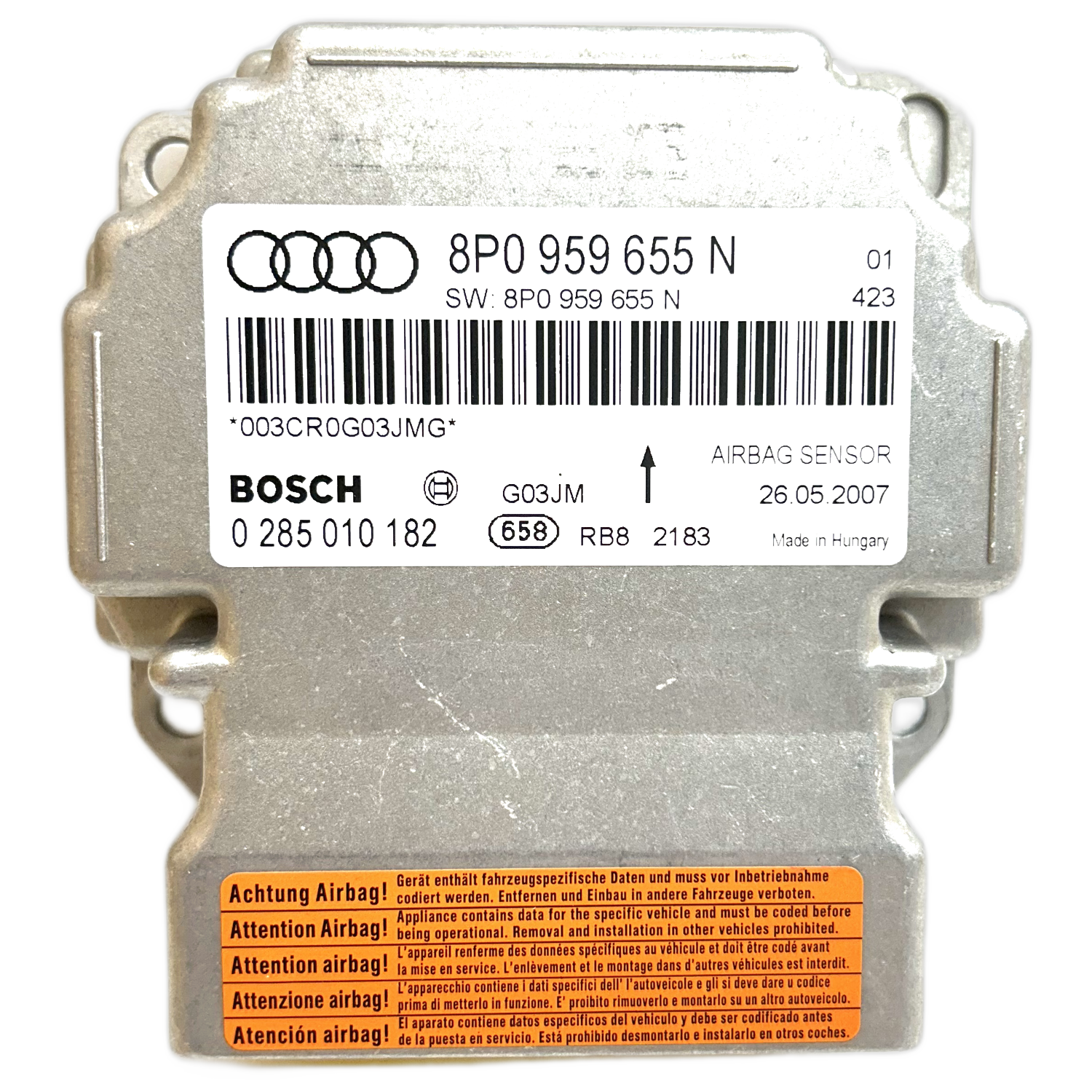 Audi RS3 8P Airbag-Steuergerät Reparatur