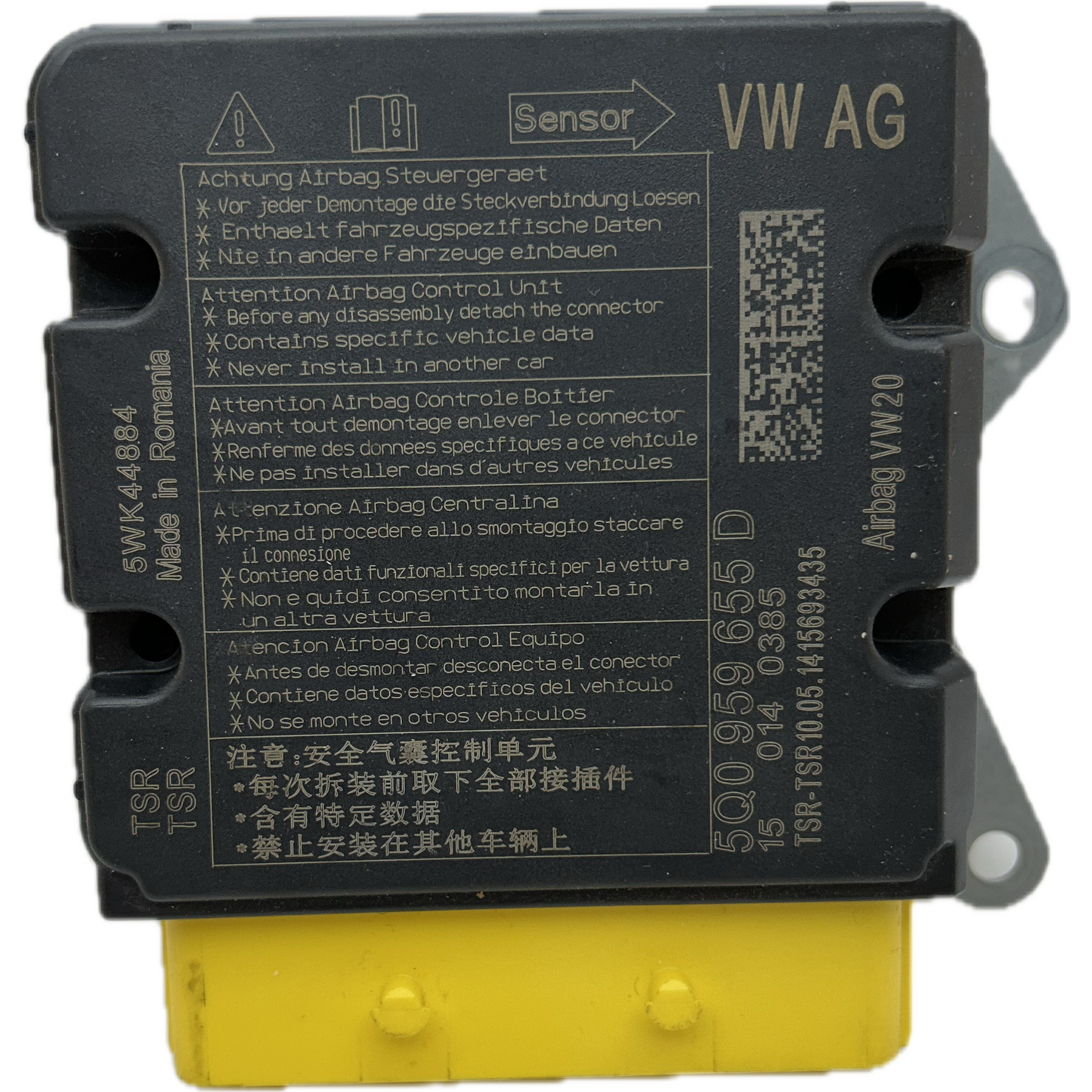 Volkswagen Golf Sportsvan Mk7 Airbag-Steuergerät Reparatur