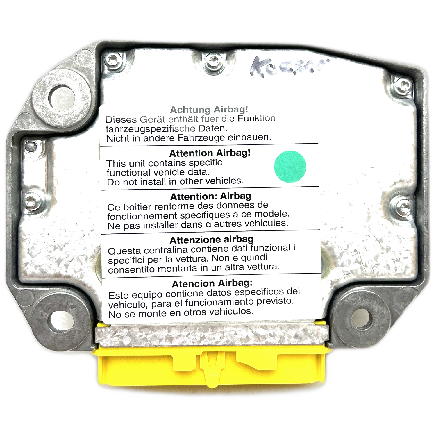 Porsche Cayman 981 Airbag-Steuergerät Reparatur