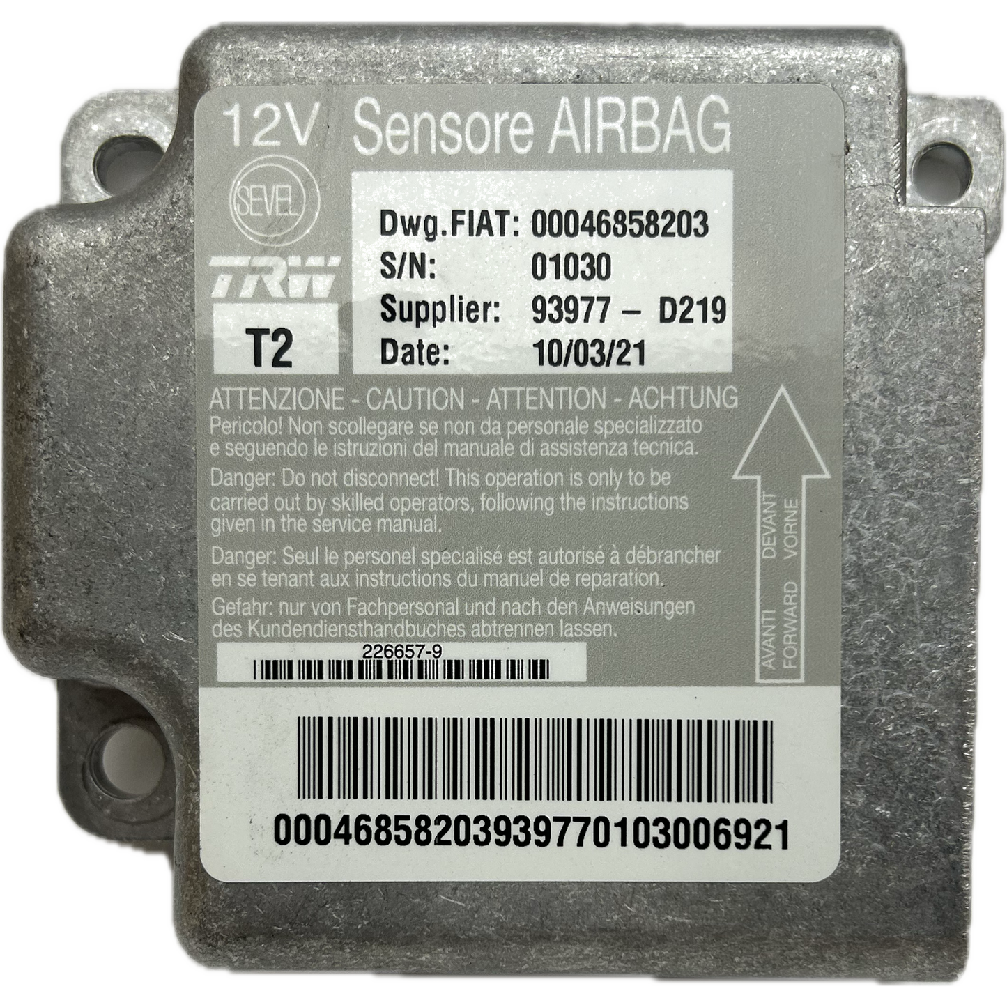 Peugeot Boxer III Airbag-Steuergerät Reparatur