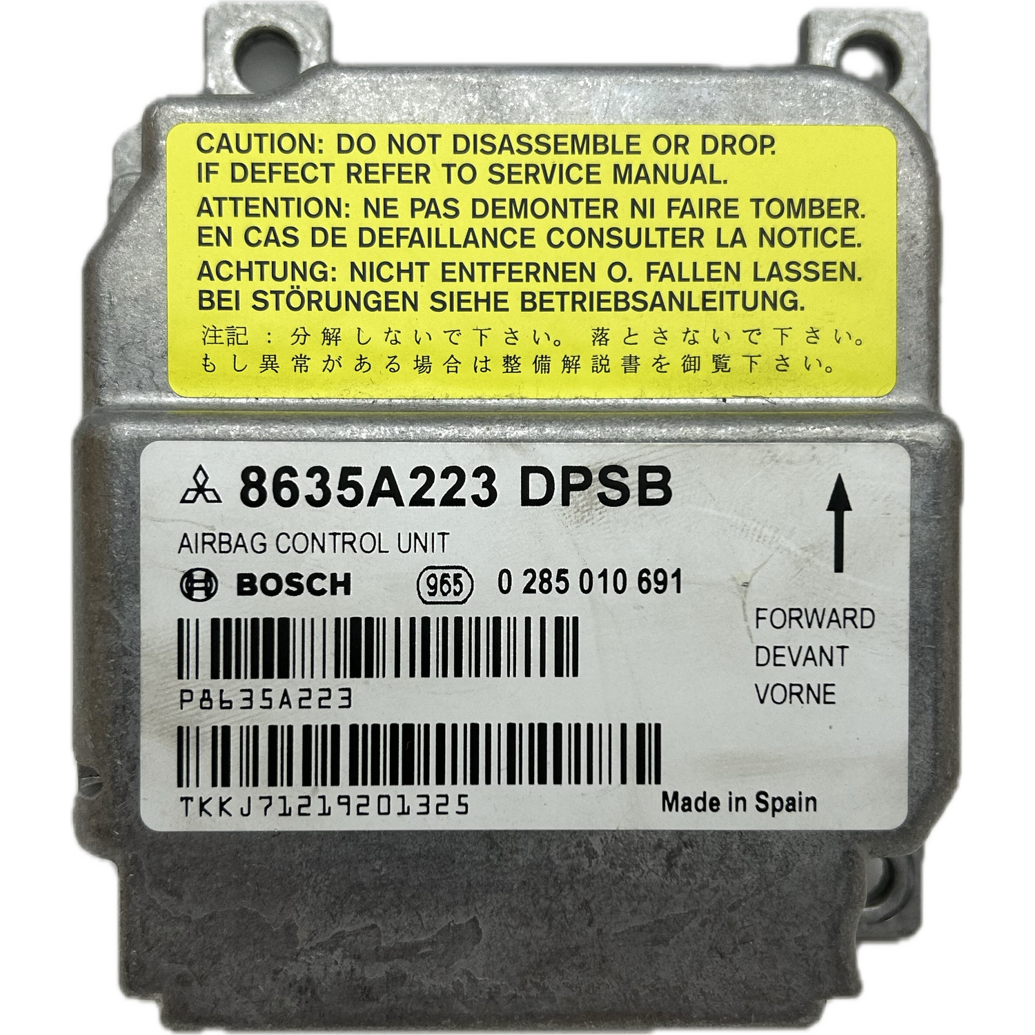 Mitsubishi Colt CZ Airbag-Steuergerät Reparatur