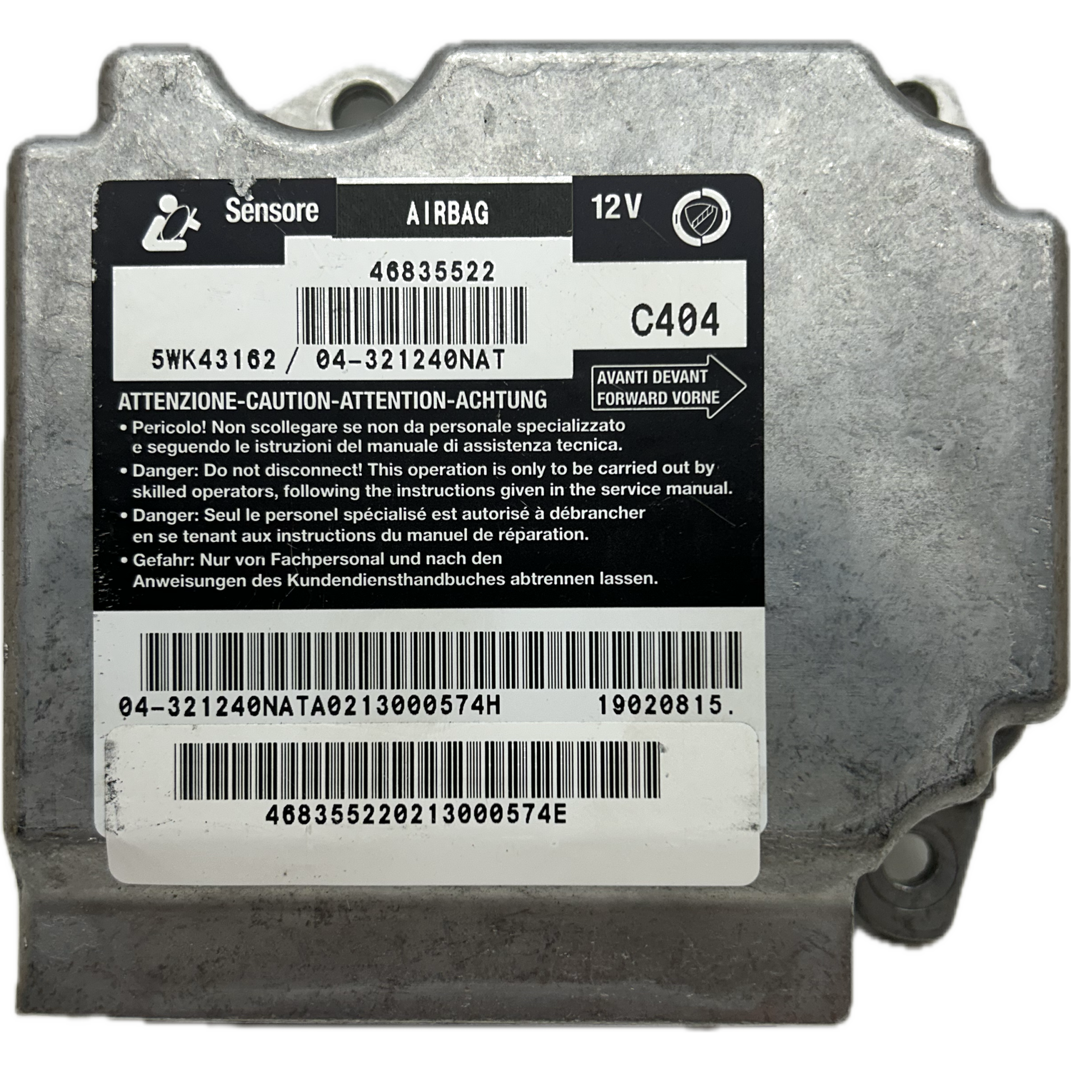 Fiat Stilo 192 Airbag-Steuergerät Reparatur