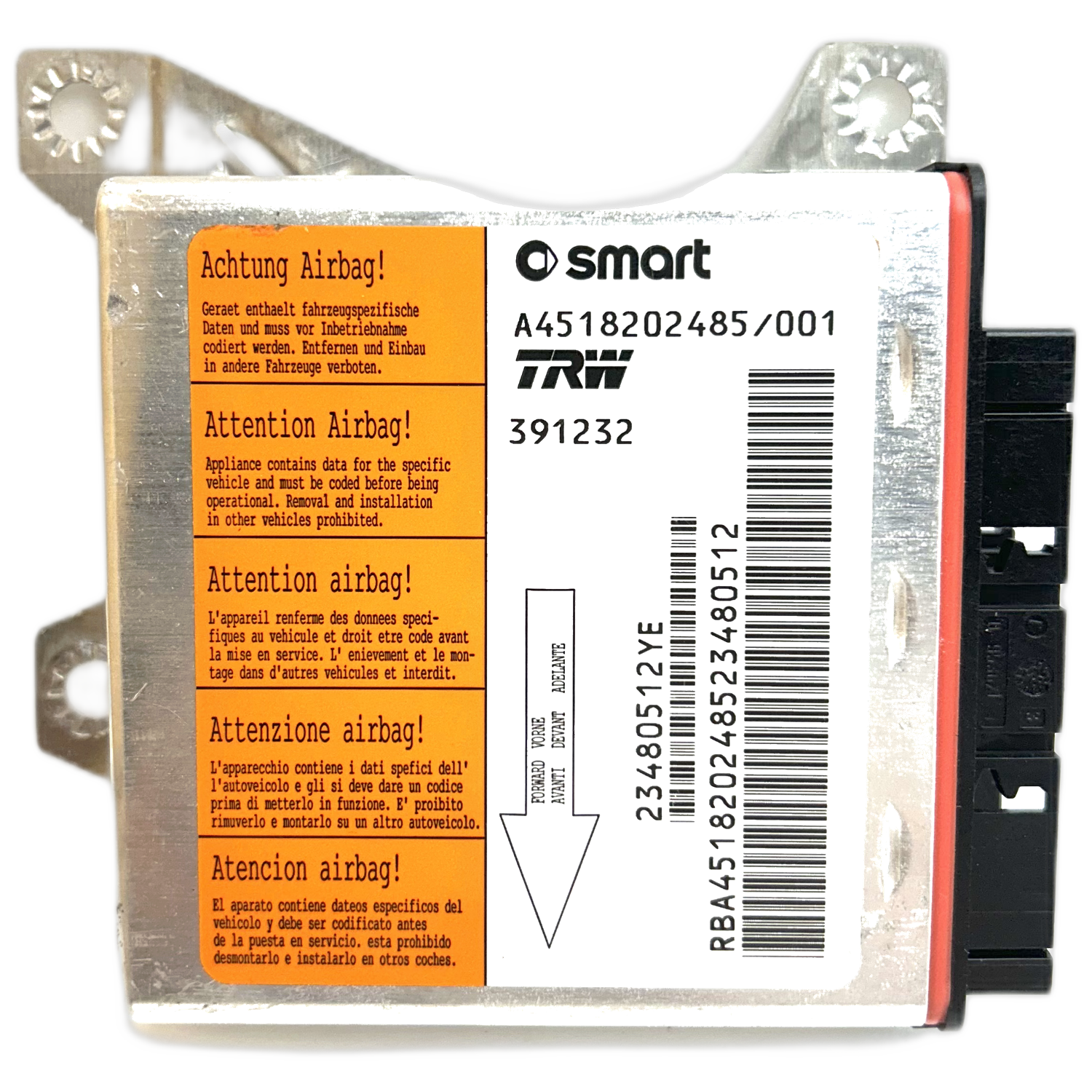 Smart Fortwo C451 Airbag-Steuergerät Reparatur