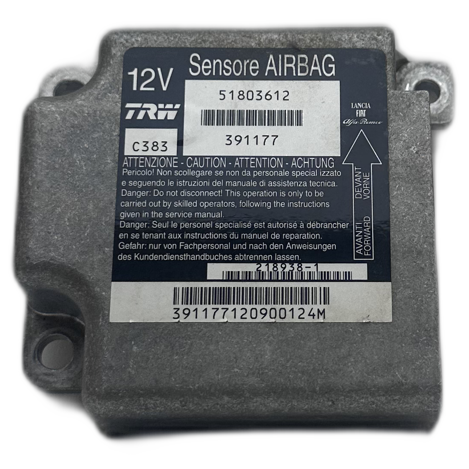 Fiat Panda 169 Airbag-Steuergerät Reparatur