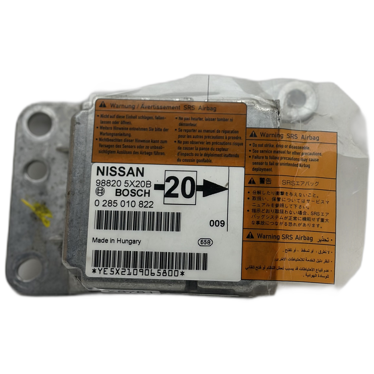 Nissan Navara D40 Airbag-Steuergerät Reparatur