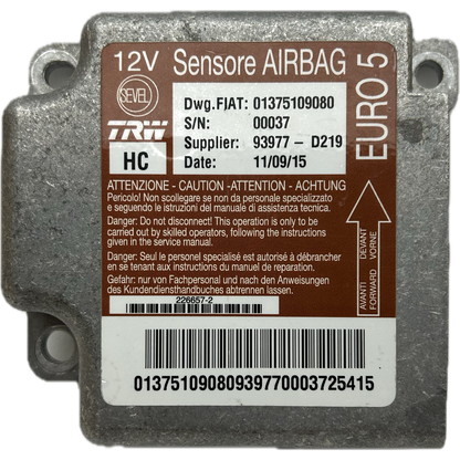 Fiat Ducato 250 Airbag-Steuergerät Reparatur
