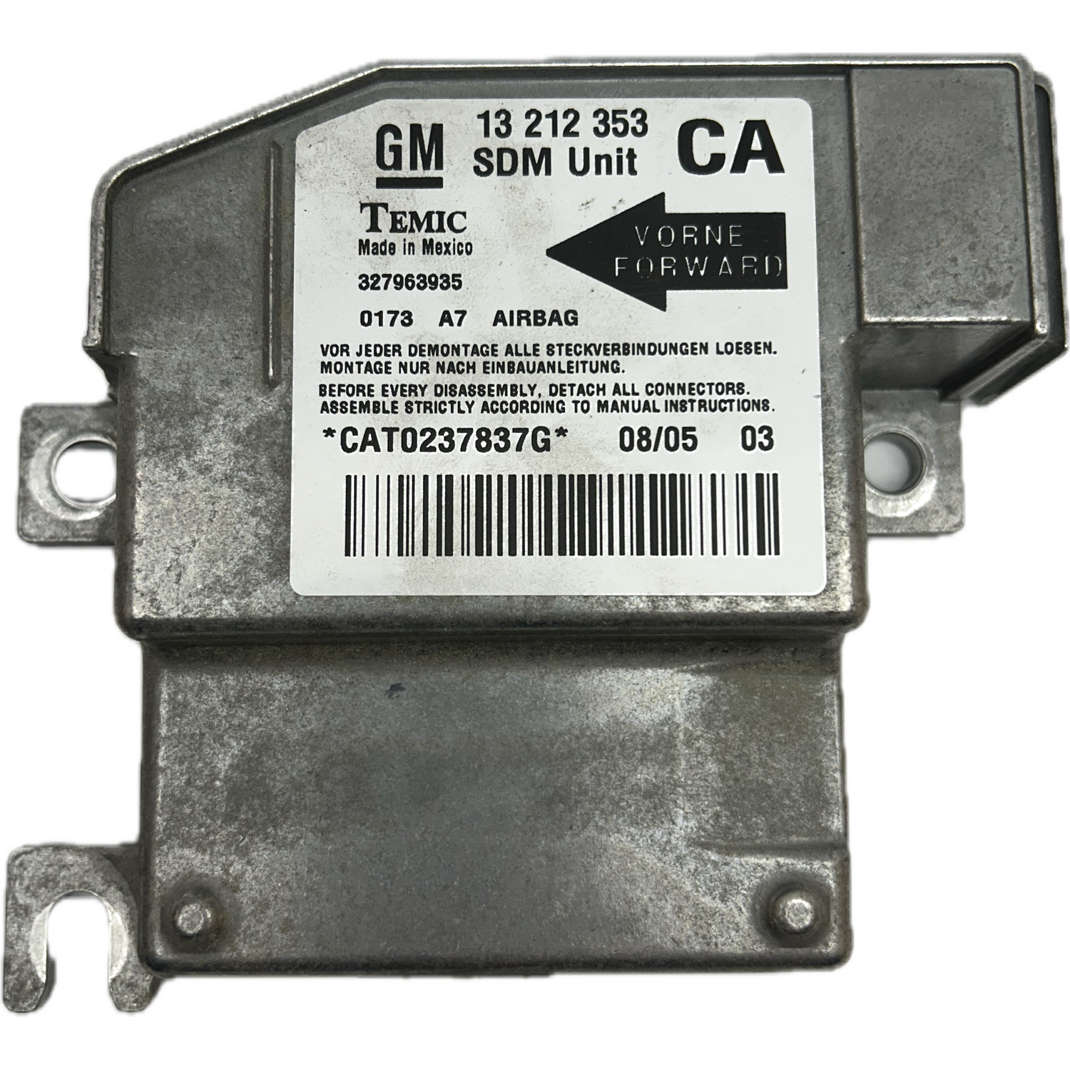 Opel Corsa C Airbag-Steuergerät Reparatur