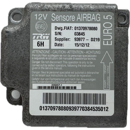 Fiat Ducato 244 Airbag-Steuergerät Reparatur