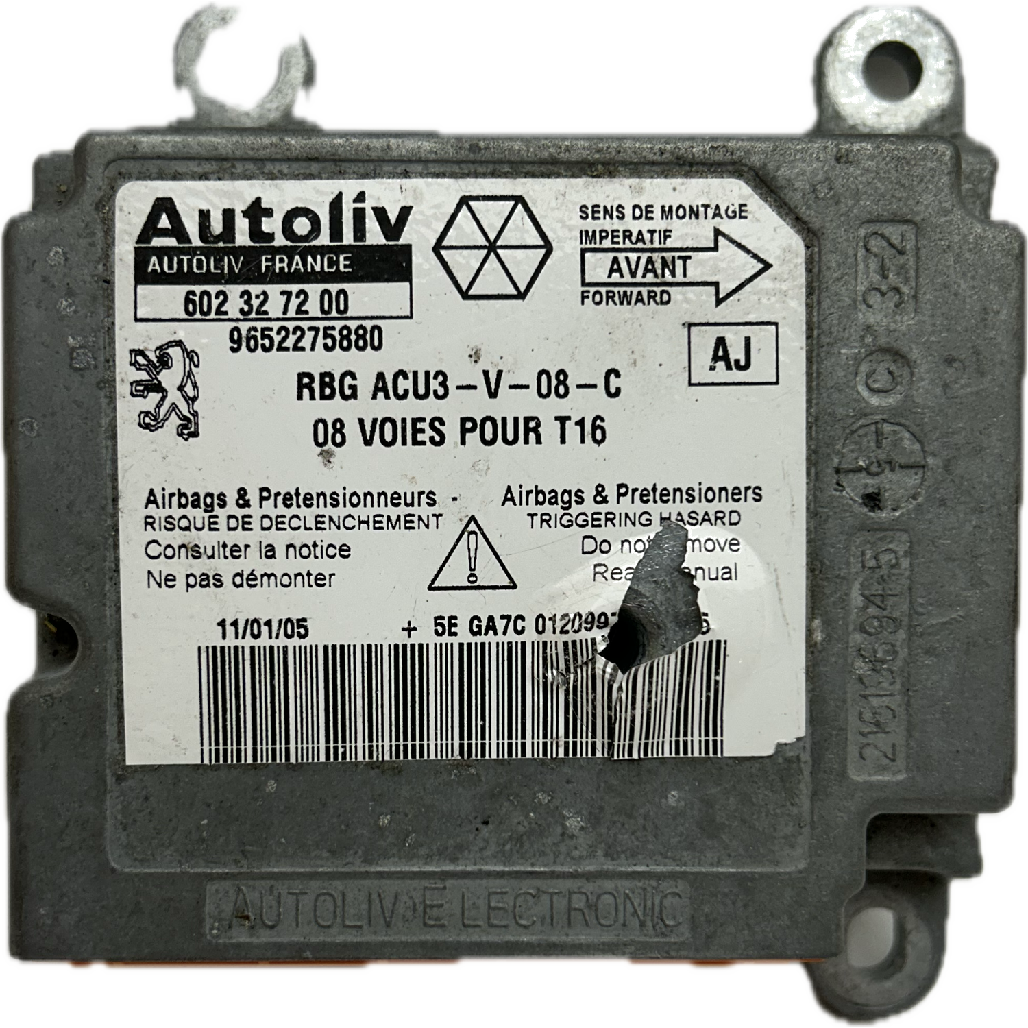 Peugeot 206 SW I Airbag-Steuergerät Reparatur