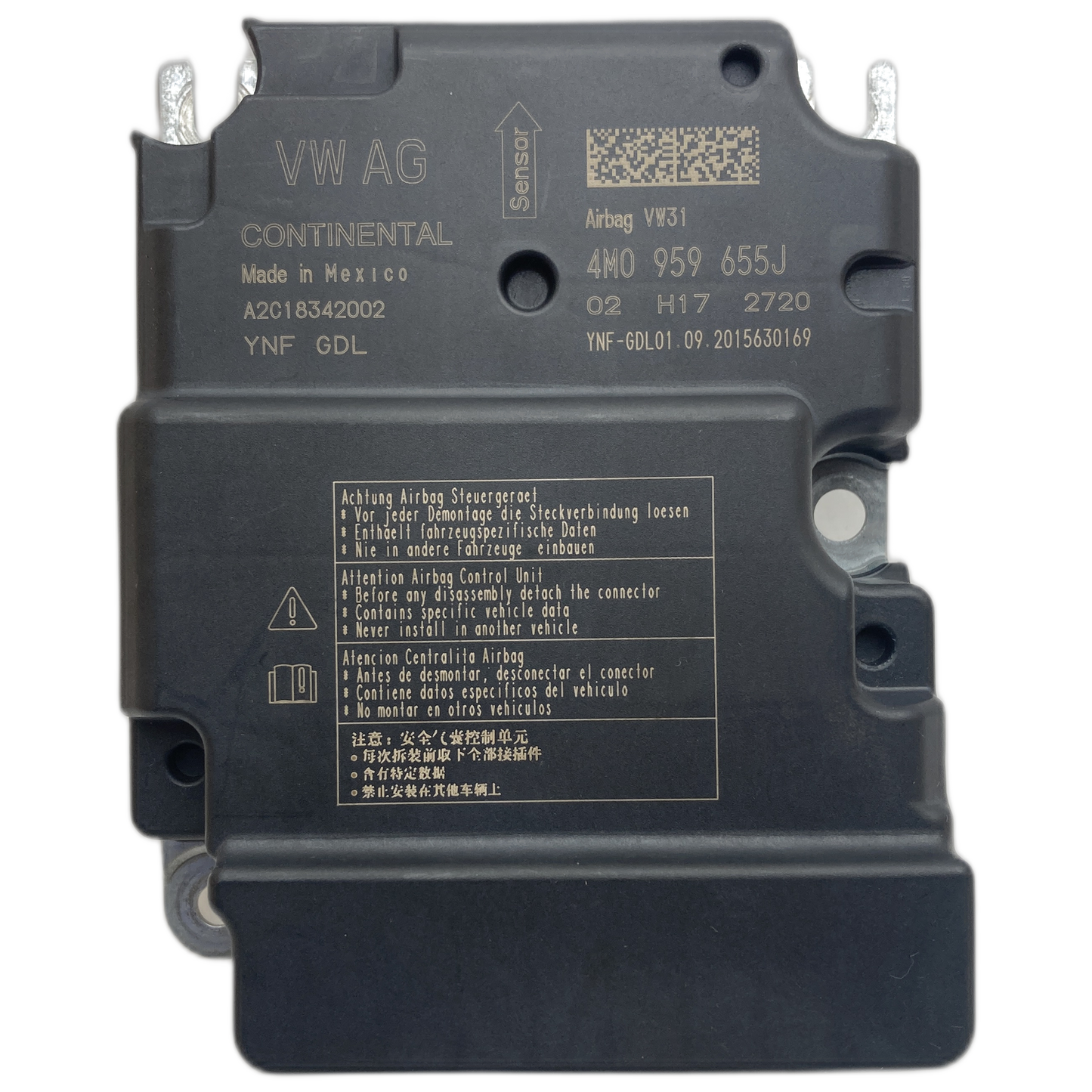 Volkswagen Touareg CR Airbag-Steuergerät Reparatur