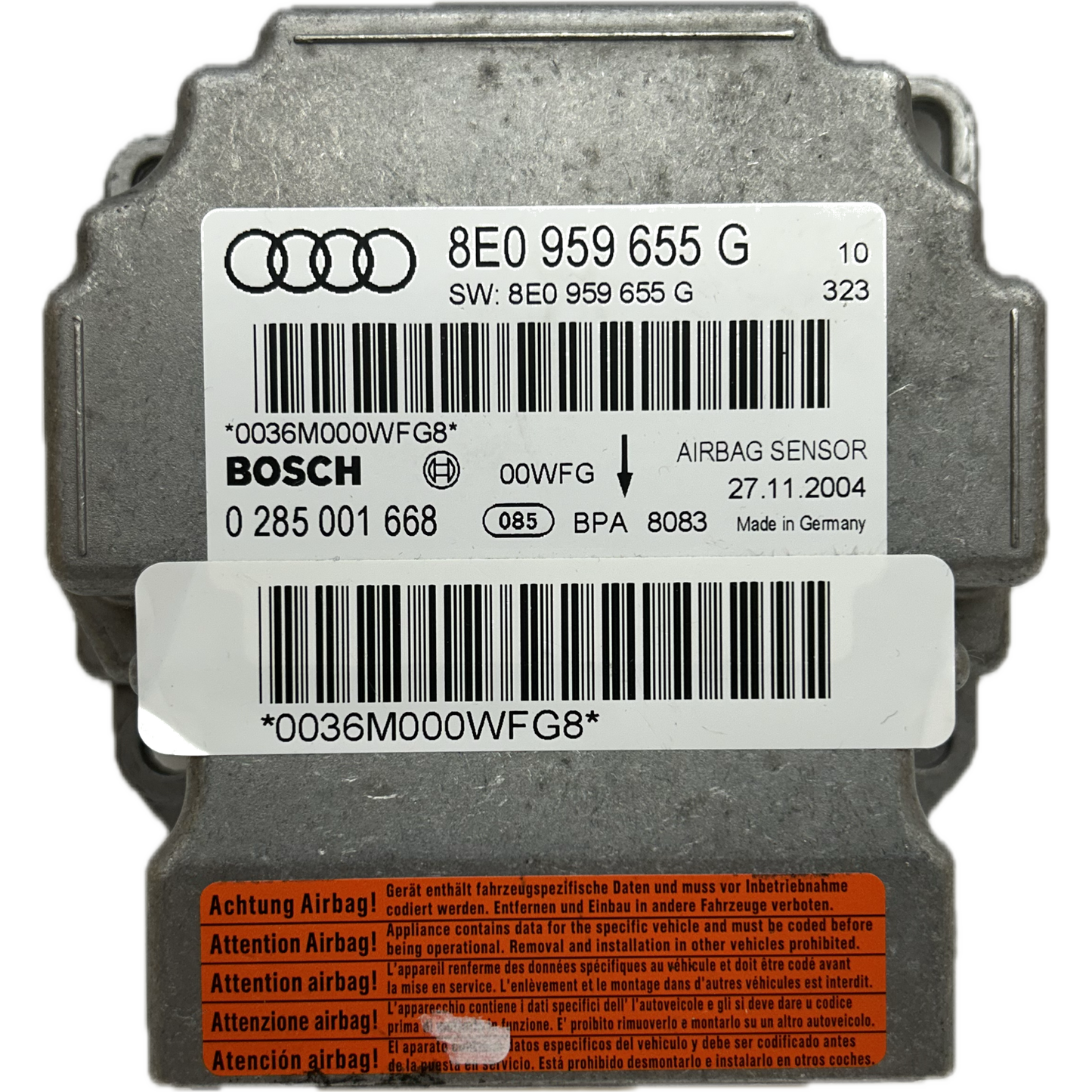 Audi RS4 B7 Airbag-Steuergerät Reparatur