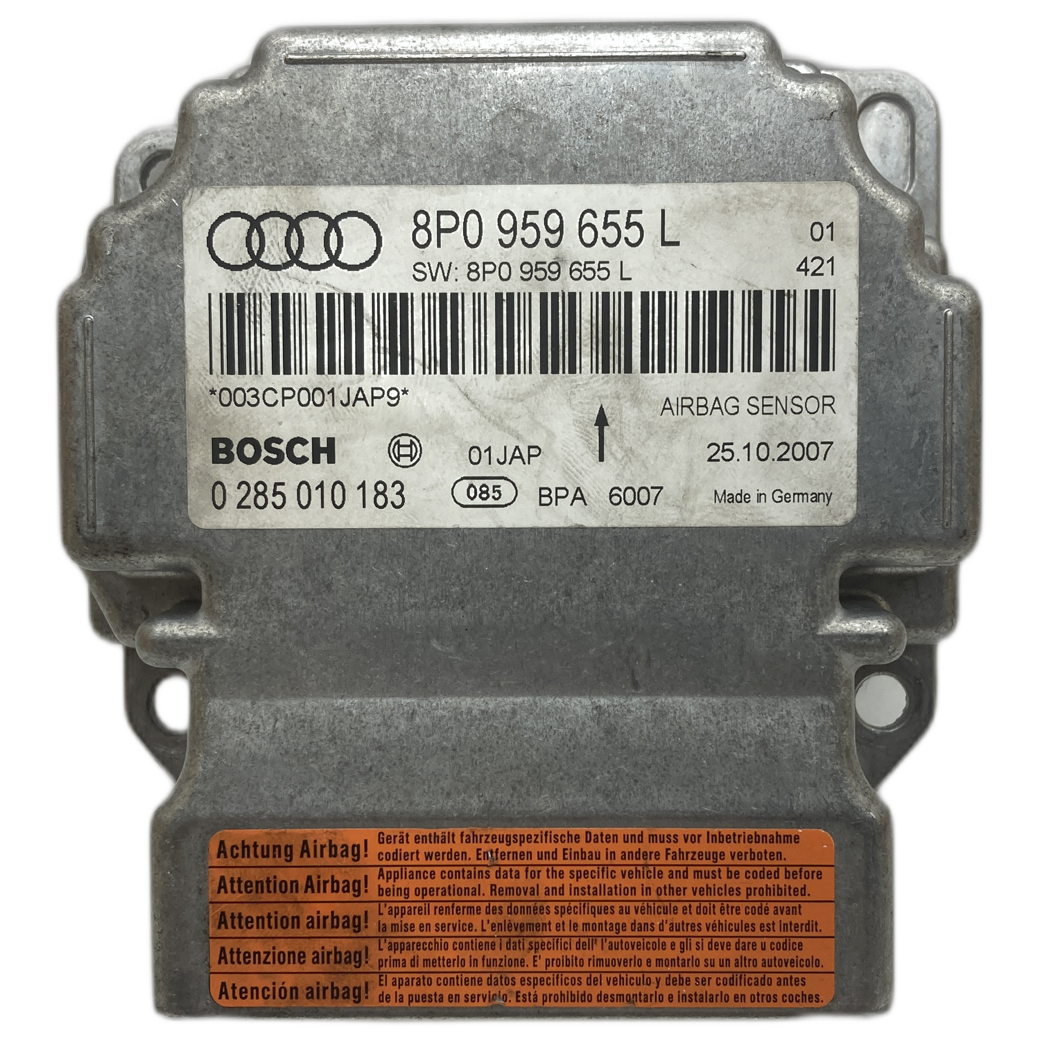 Audi A3 8P Airbag-Steuergerät Reparatur