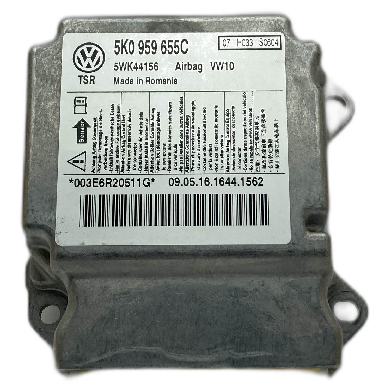 Volkswagen Golf Plus Mk5 Airbag-Steuergerät Reparatur