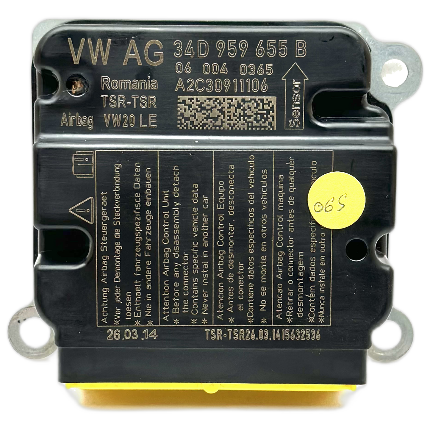 Skoda Rapid NH Airbag-Steuergerät Reparatur