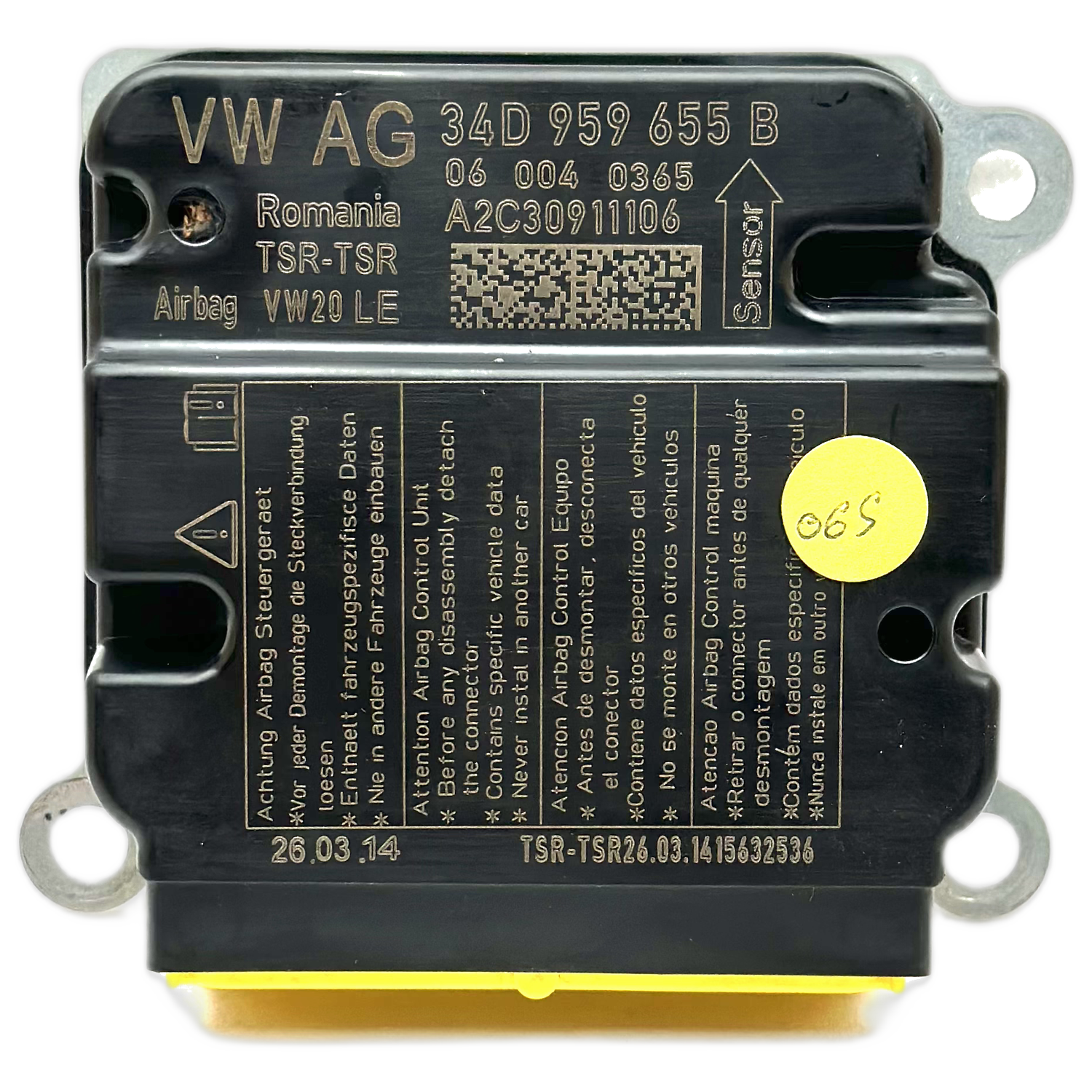 Skoda Rapid NH Airbag-Steuergerät Reparatur