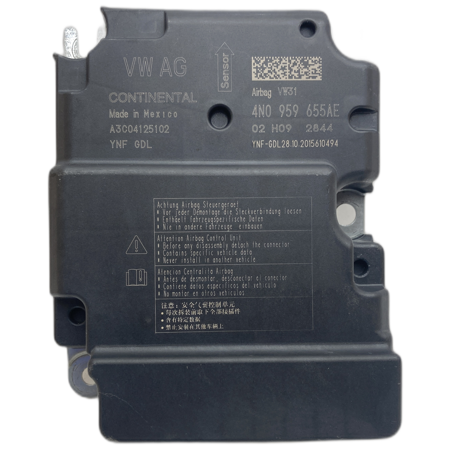 Audi SQ8 4M Airbag-Steuergerät Reparatur