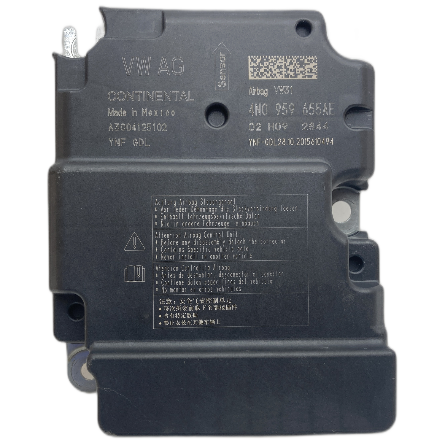 Audi SQ8 4M Airbag-Steuergerät Reparatur