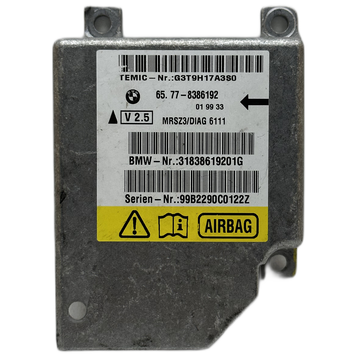 BMW Z3 E36/7 Roadster Airbag-Steuergerät Reparatur