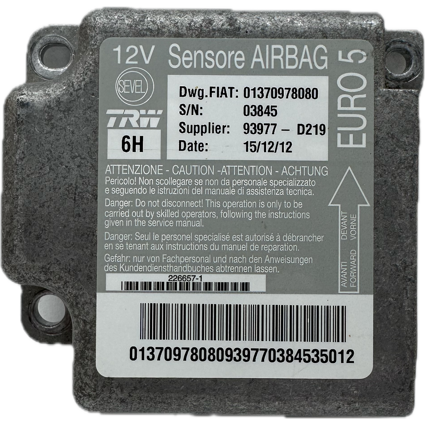 Peugeot Boxer III Airbag-Steuergerät Reparatur