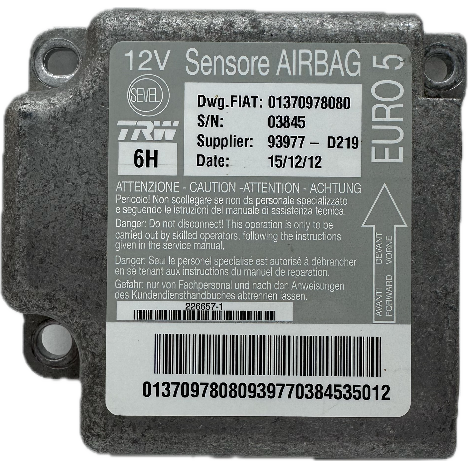 Peugeot Boxer III Airbag-Steuergerät Reparatur