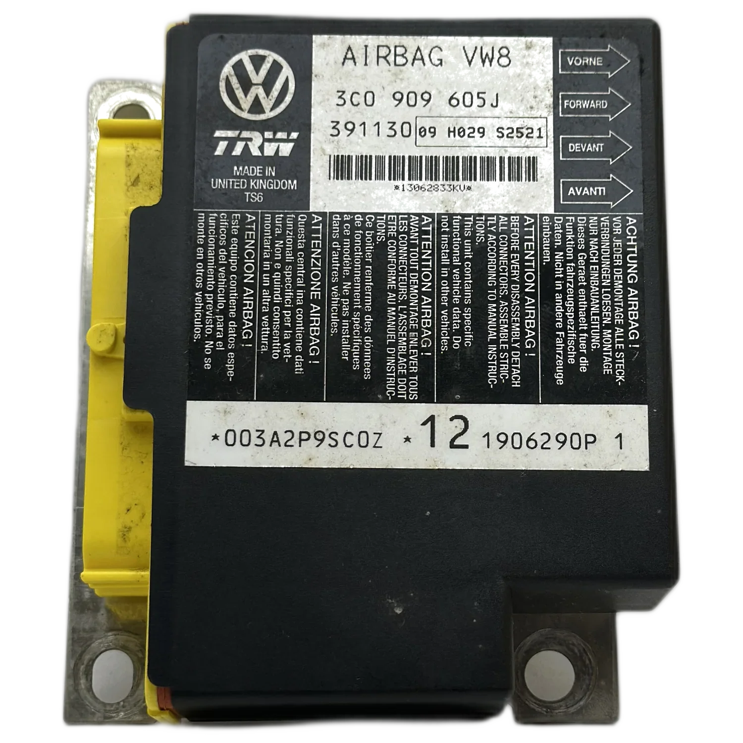 Volkswagen Passat B6 3C Airbag-Steuergerät Reparatur