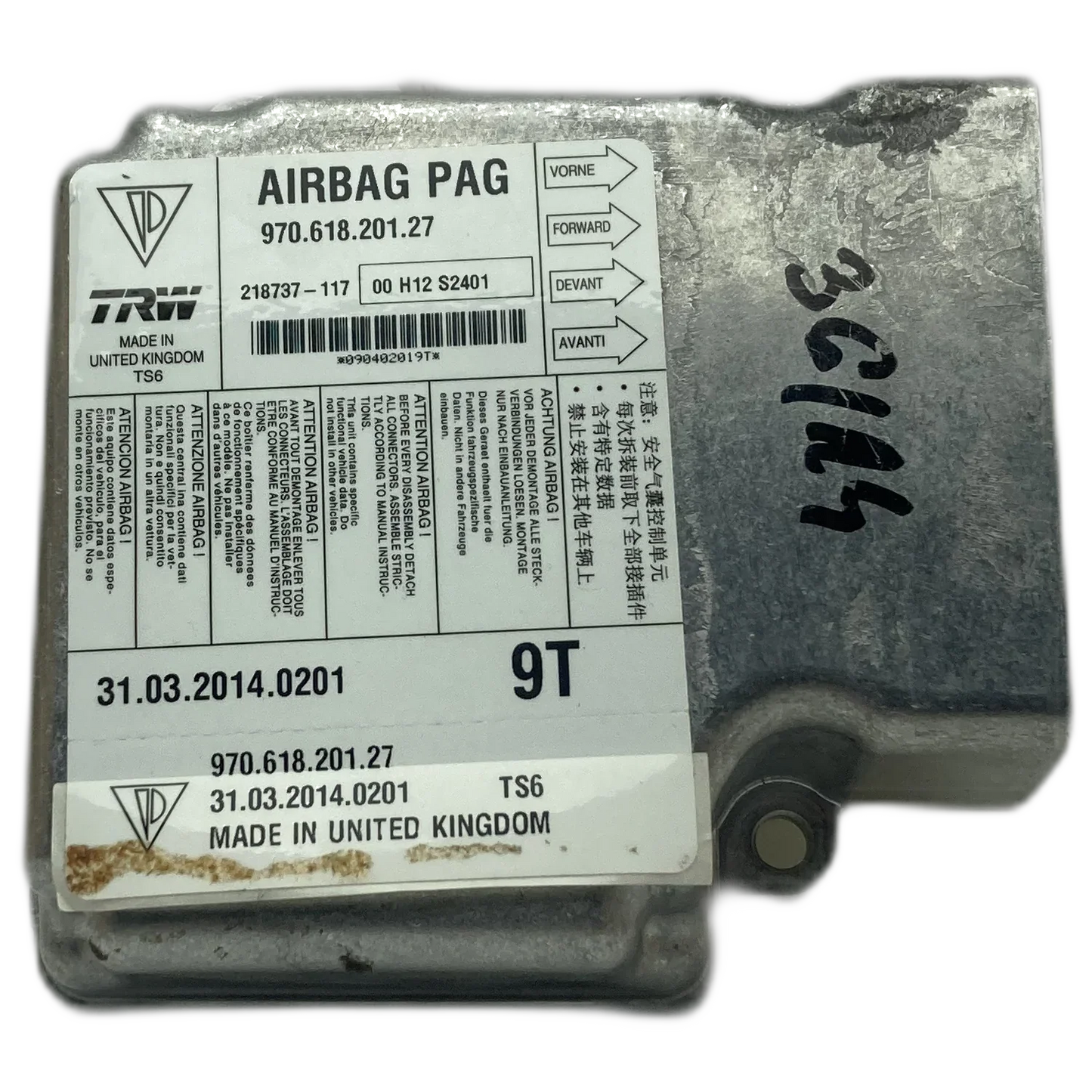 Porsche Panamera 970 Airbag-Steuergerät Reparatur