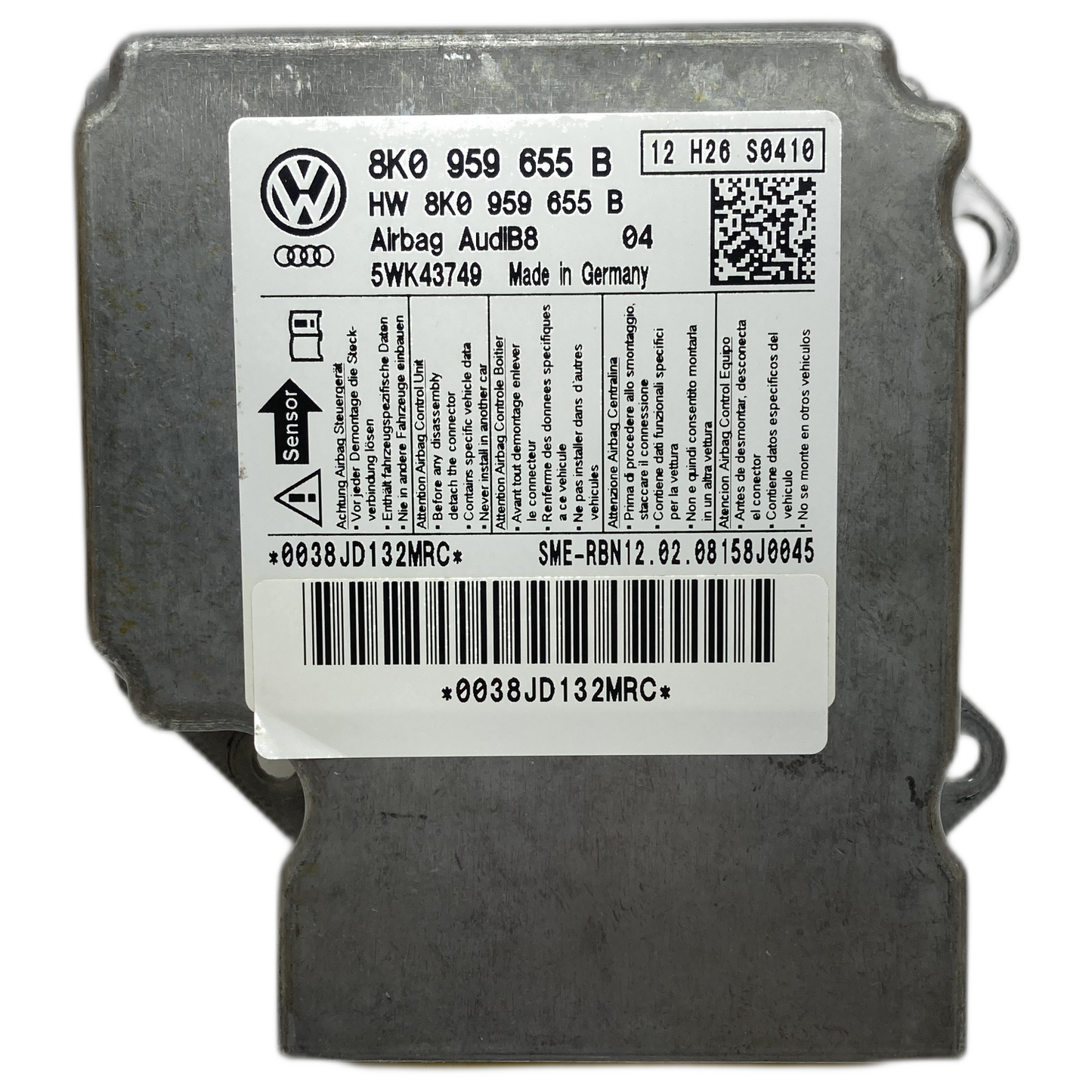 Audi RS5 8T Airbag-Steuergerät Reparatur