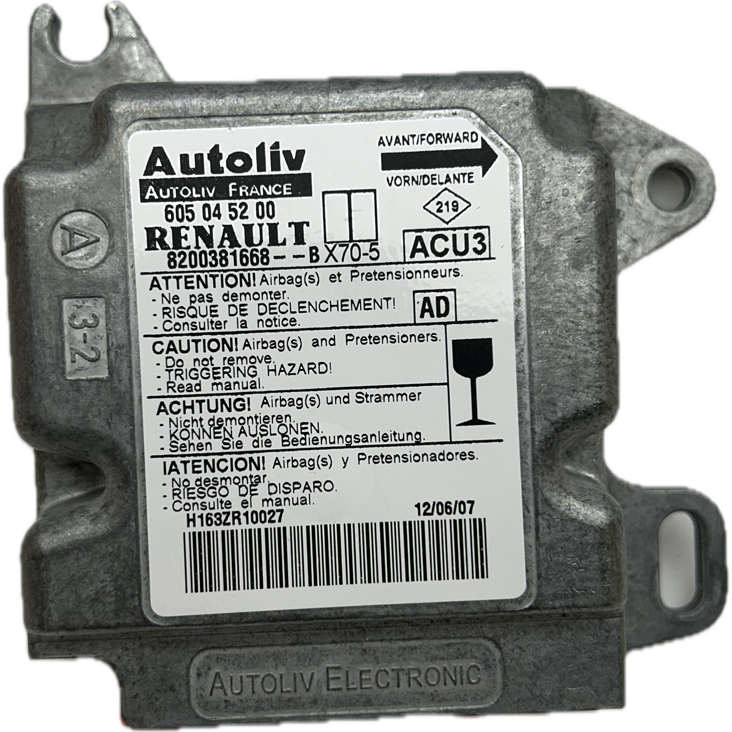 Renault Master III Airbag-Steuergerät Reparatur