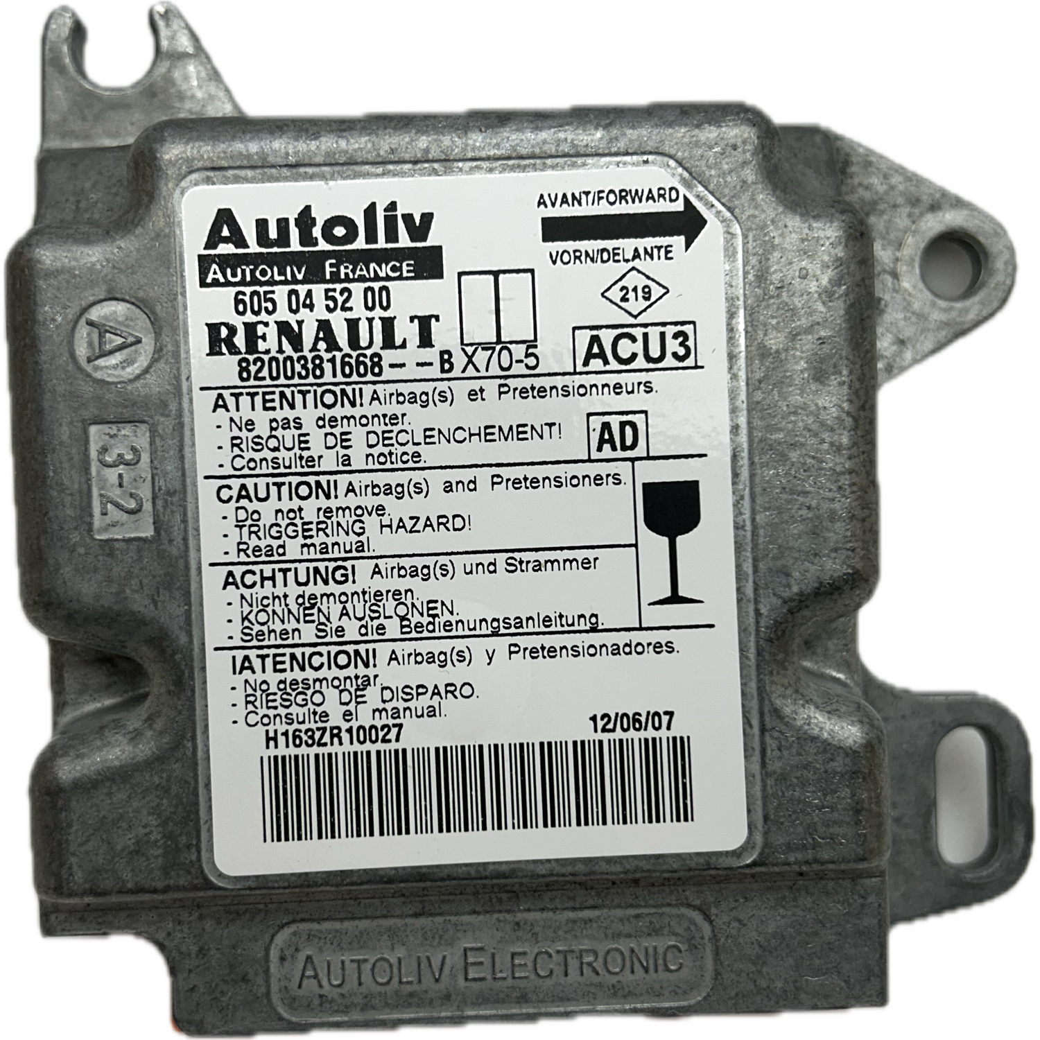 Renault Master III Airbag-Steuergerät Reparatur