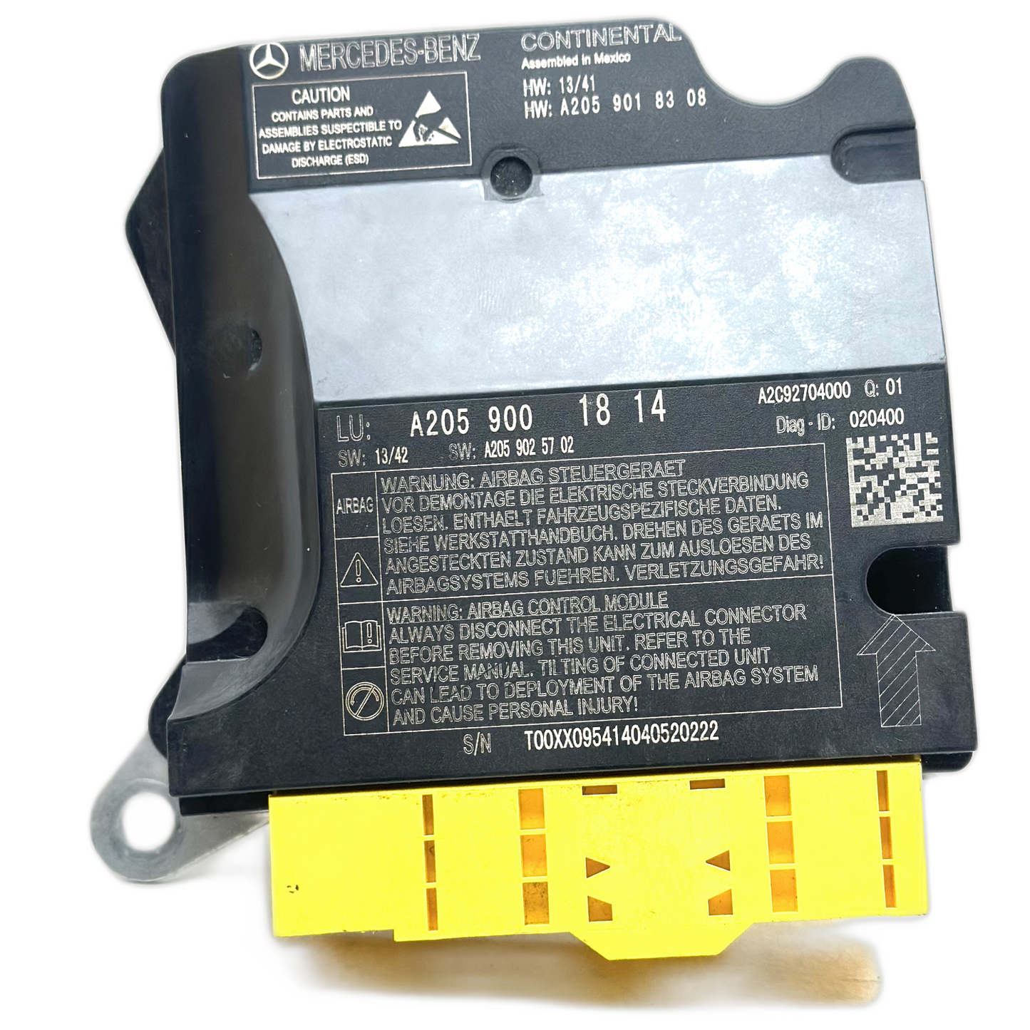 Mercedes-Benz C-Klasse S205 T-Modell Airbag-Steuergerät Reparatur