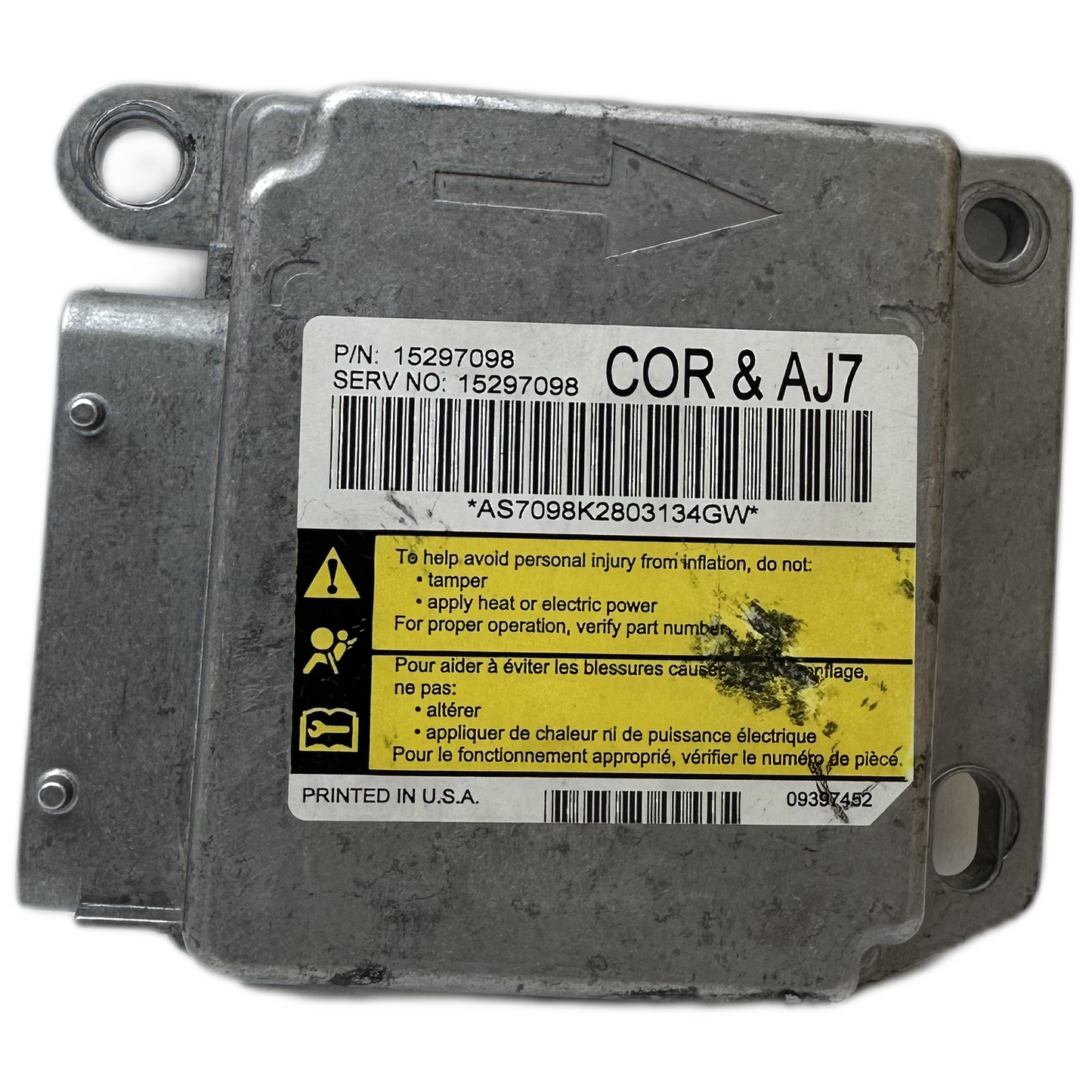 Chevrolet Corvette C6 Airbag-Steuergerät Reparatur