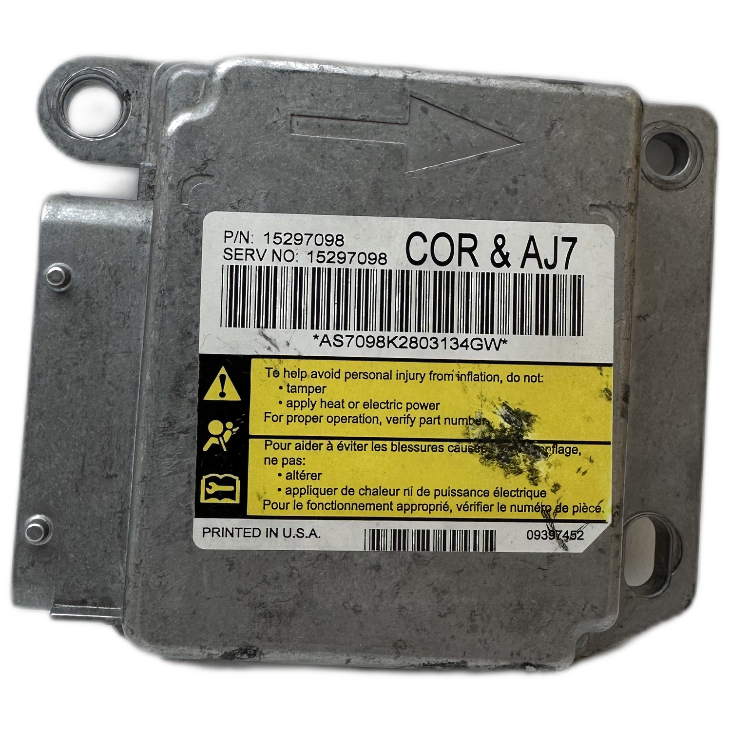 Chevrolet Corvette C6 Airbag-Steuergerät Reparatur