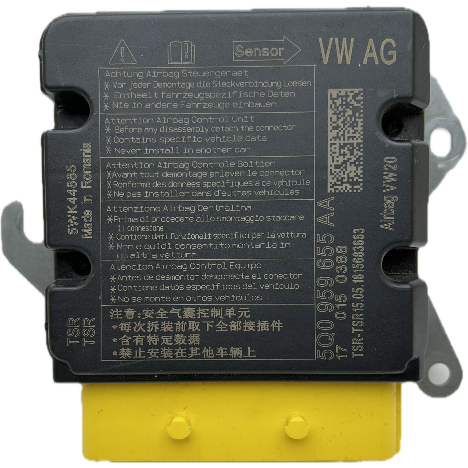 Volkswagen e-Golf BE1 Airbag-Steuergerät Reparatur