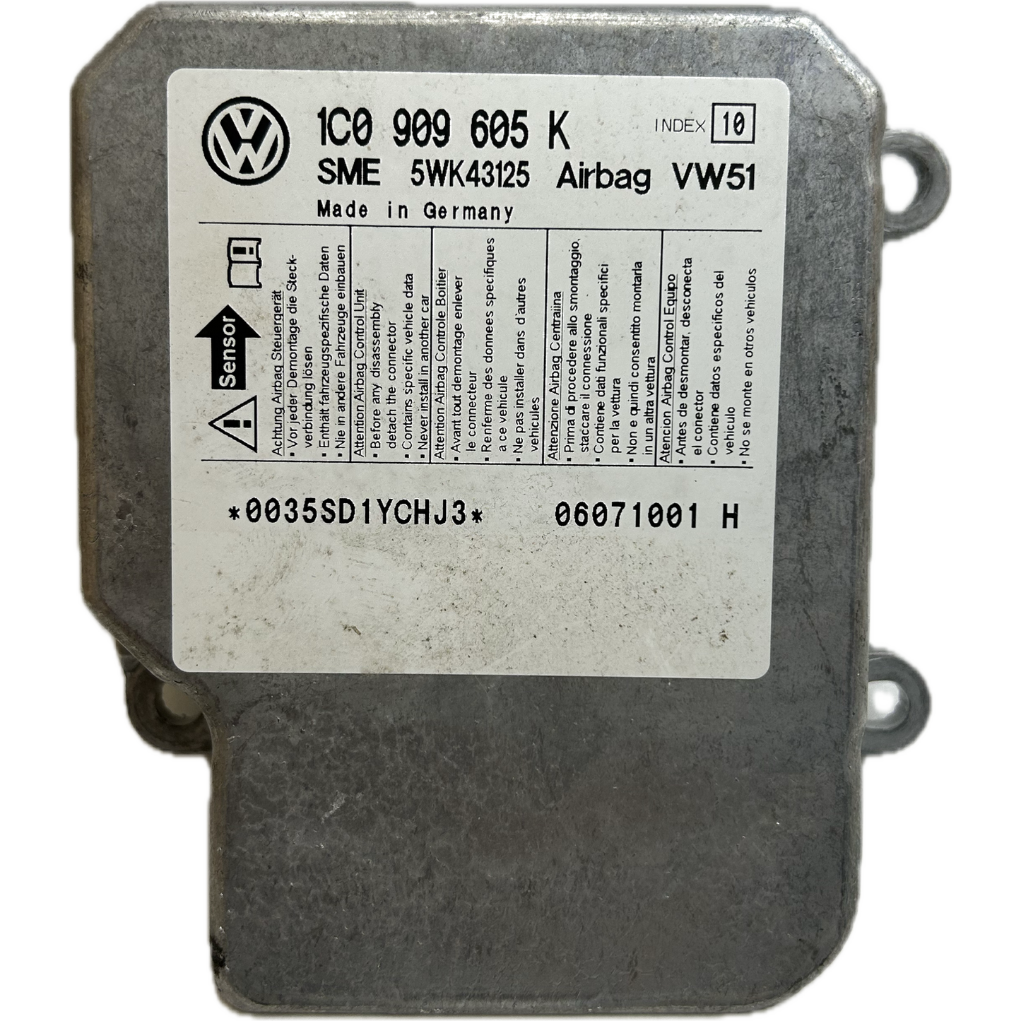 Volkswagen Fox 5Z Airbag-Steuergerät Reparatur