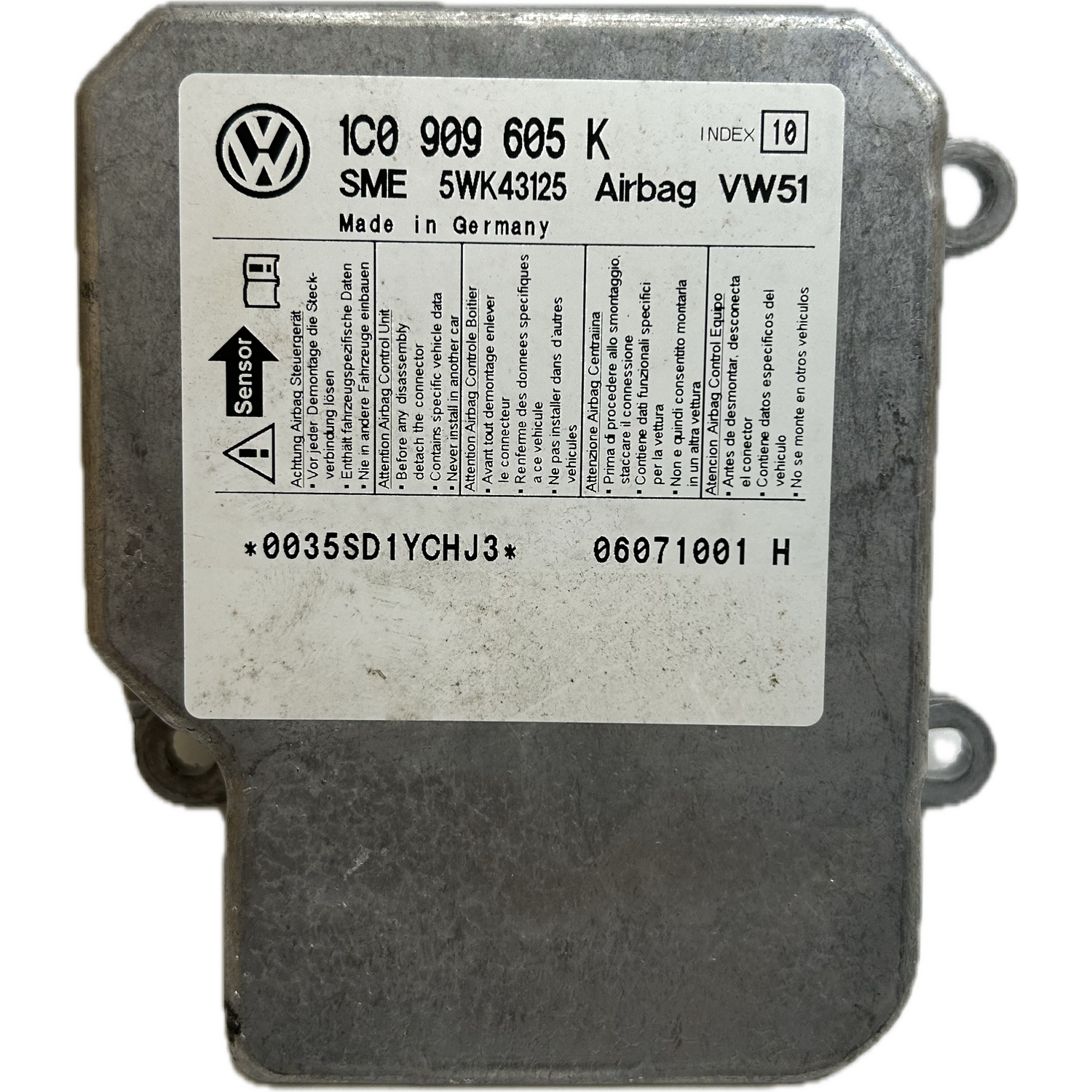 Volkswagen Fox 5Z Airbag-Steuergerät Reparatur