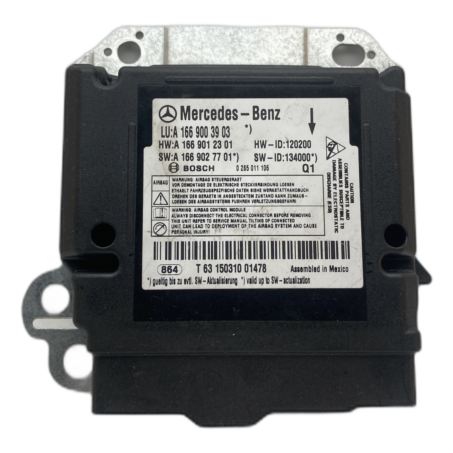 Mercedes-Benz GL X166 Airbag-Steuergerät Reparatur