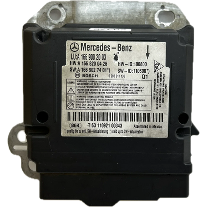Mercedes-Benz GLE W166 Airbag-Steuergerät Reparatur