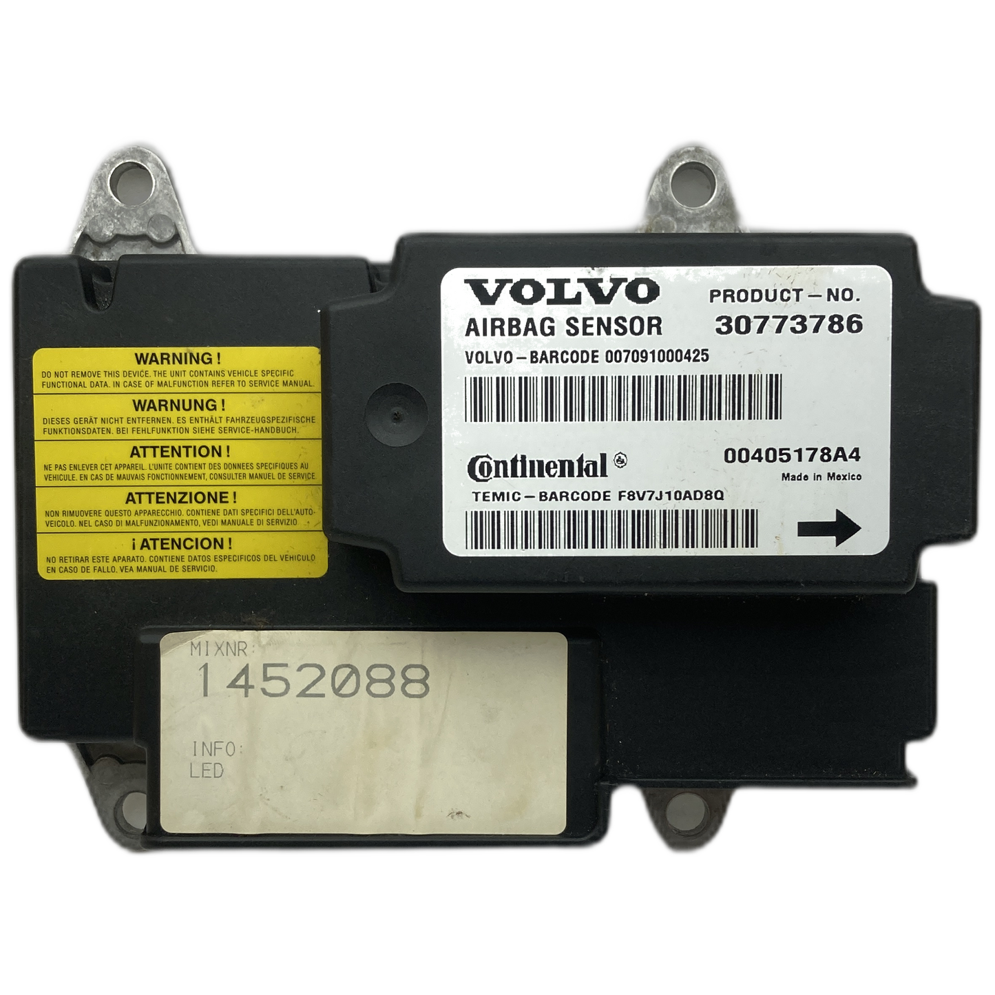 Volvo C30 Serie 1 Airbag-Steuergerät Reparatur