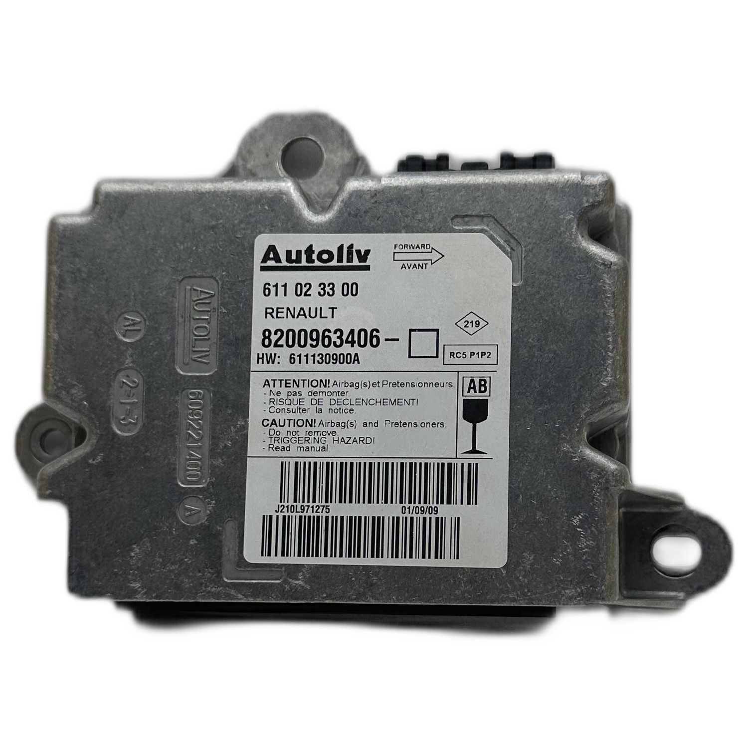 Renault Fluence I Airbag-Steuergerät Reparatur