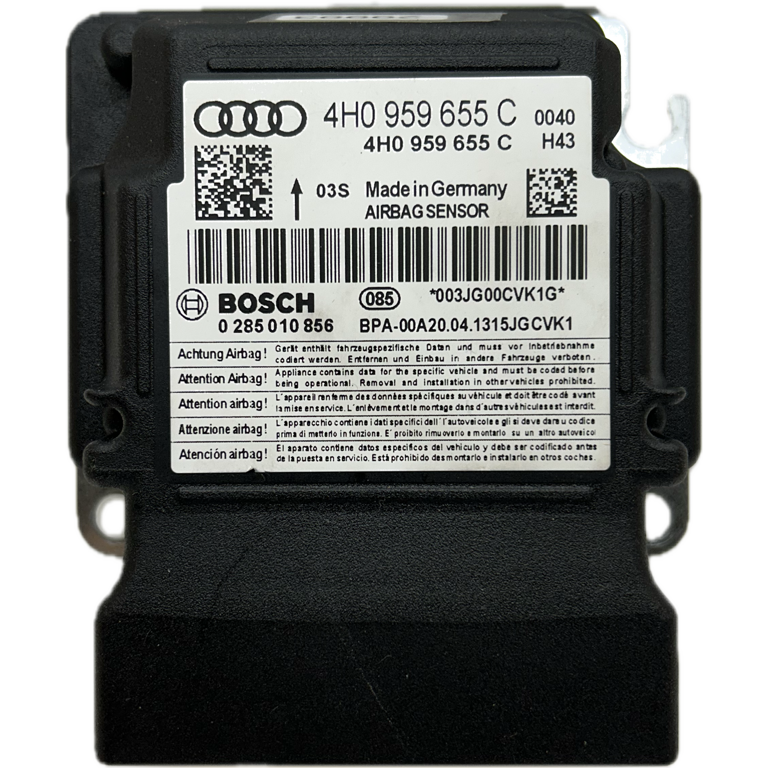 Audi S7 4G Airbag-Steuergerät Reparatur