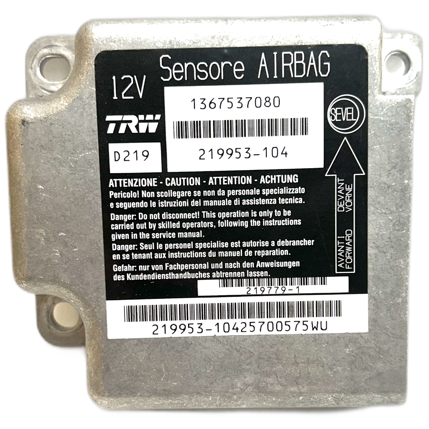 Fiat Ducato 250 Airbag-Steuergerät Reparatur