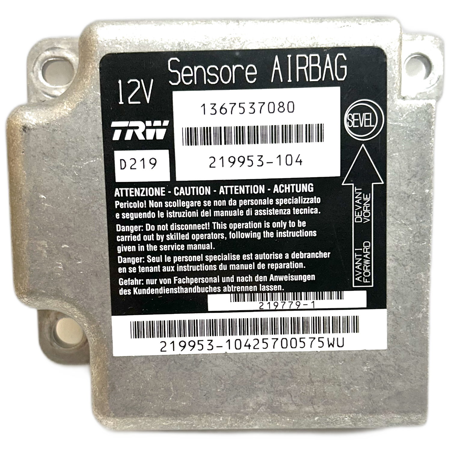 Fiat Ducato 250 Airbag-Steuergerät Reparatur